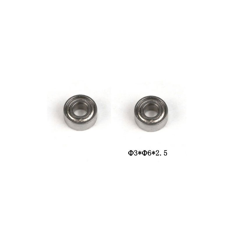 000196 Jeu de roulements 3x6x2,5mm Nano Heli ESky