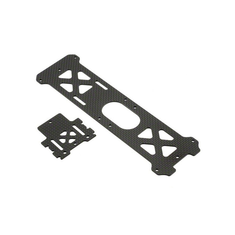 Platine Inférieure Carbone 1.6mm T-Rex 550