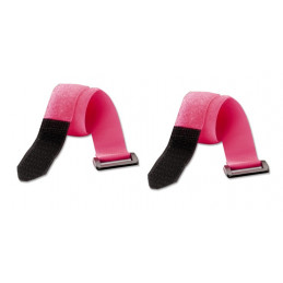 Sangle velcro rose fluo