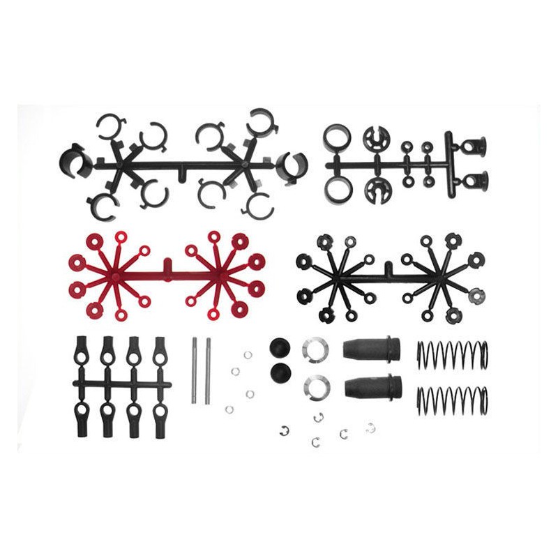 Amortisseurs hydrauliques sport courts noirs 1/10 (2) Kyosho﻿