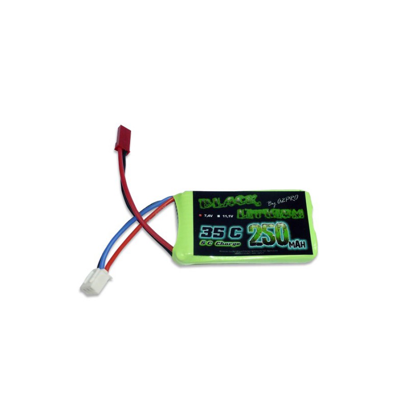 Black Lithium 2s 7.4v 250mAh 35C