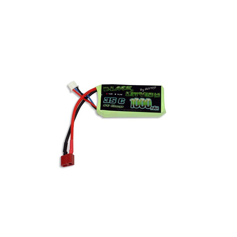 Black Lithium 1000mAh 35C 2S (58 g)
