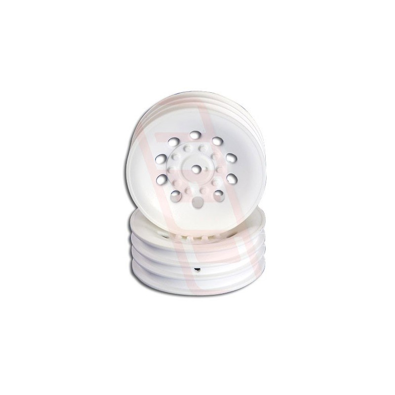 FF034 Paire de jantes blanches 50x22 mm 1/10 CEN