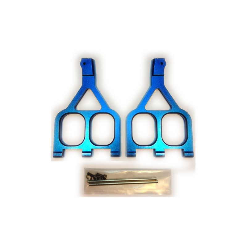 Option triangles supérieurs alu anodisés bleus T-Maxx Traxxas