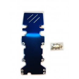 Sabot arrière alu anodisé bleu T-Maxx Traxxas