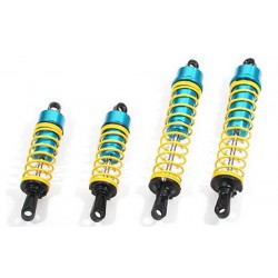 Set 4 amortisseurs alu anodisé bleu option DF02