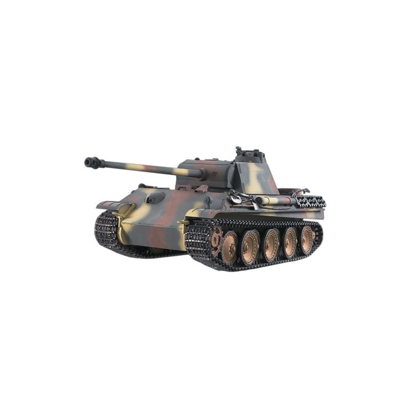 CHAR IR 2.4GHZ 1/16 PANTHER G COMPLET + (BRUIT/FUMEE)