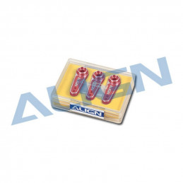 HSP61014 - Palonnier D6FJ alu simple pour servo JR (3 pcs)-  TREX 600E ALIGN