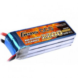 Lipo Gens Ace 2200mAh 11.1V 55C 3S1P