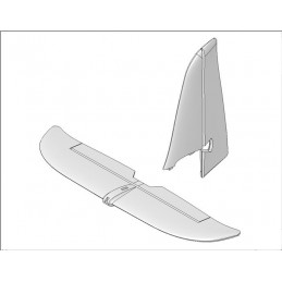 Empennages horizontal et vertical EasyGlider Multiplex