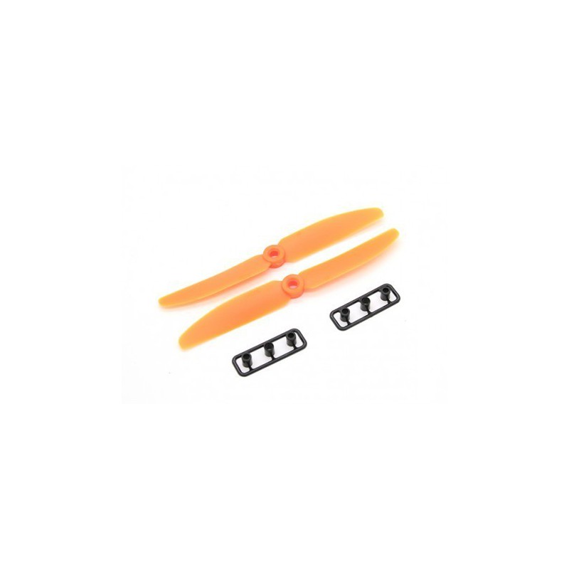 Hélices GemFan 5x3 anti-horaire orange