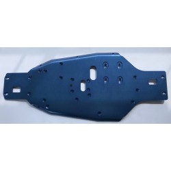 Chassis métal 1/8 anodisé bleu Pirate
