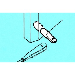 Guignol métal 4mm à coller avec alesage de 1.5mm