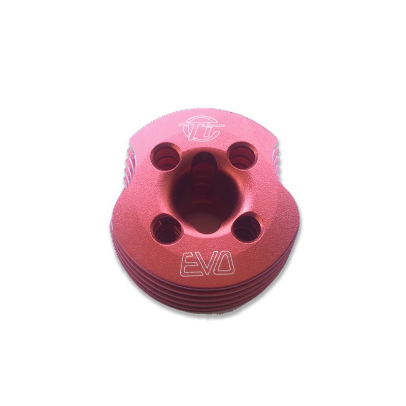 Culasse anodisée rouge EVO-12/12X