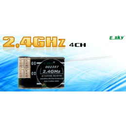 Récepteur 2.4Ghz 4 voies E-SKY