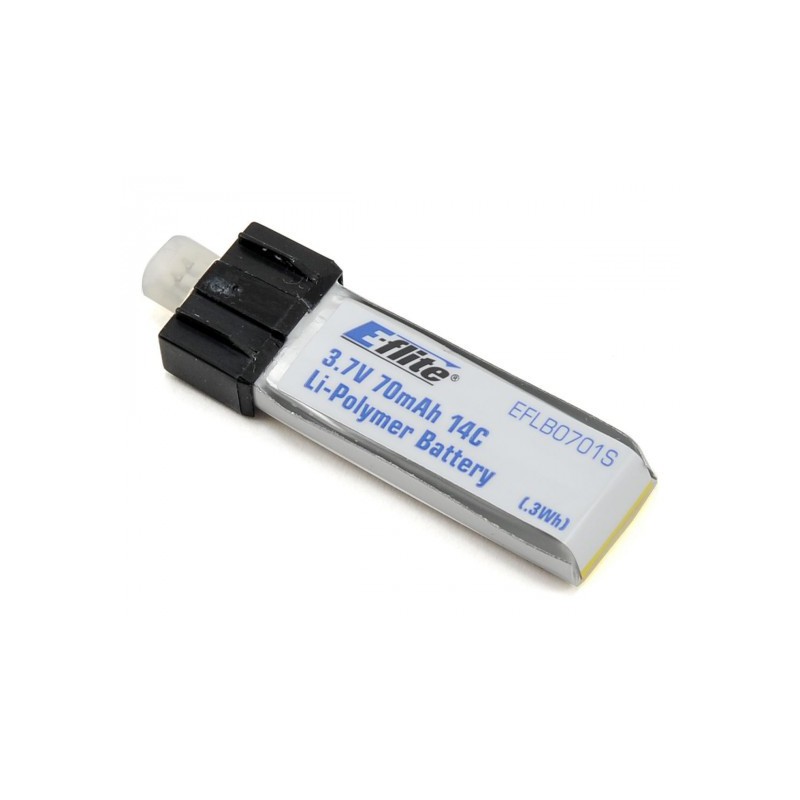 Batterie lipo 3.7V 1S 70mAh 14C - E-Flite