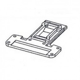 Plaque de châssis arrière -...