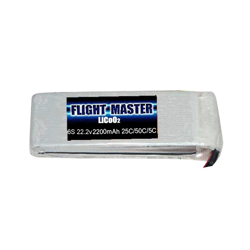 LicoO2 Flight Master 6s 2200 mAh 25C