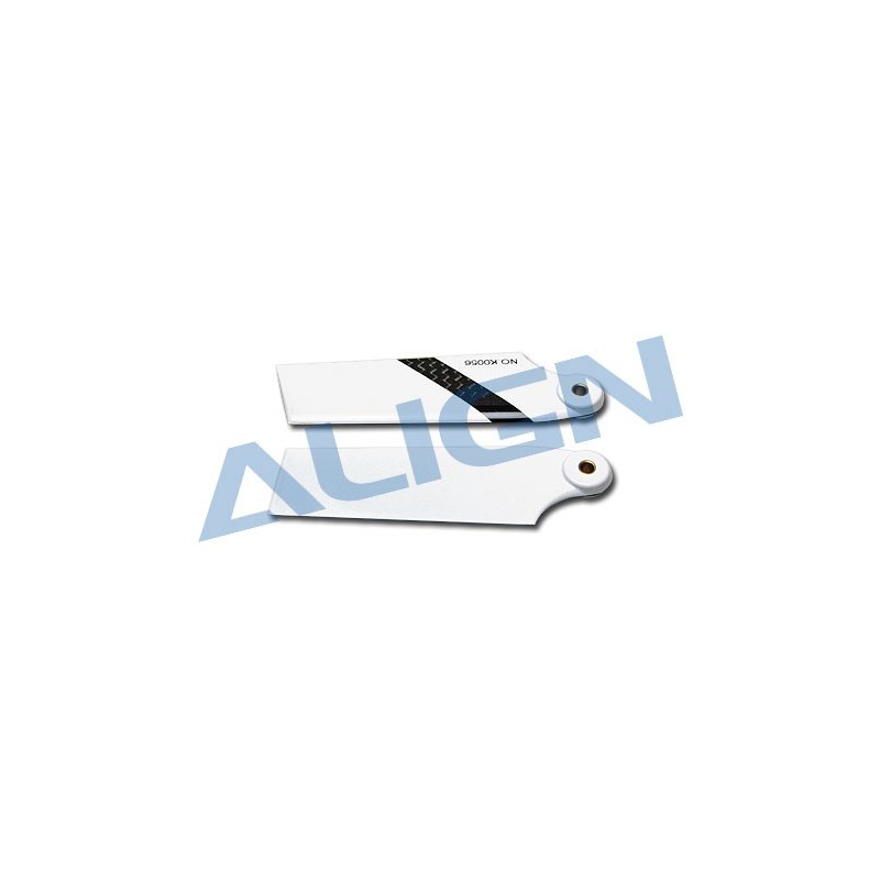 H50087  Pales Rotor Anticouple Carbone T-Rex 500