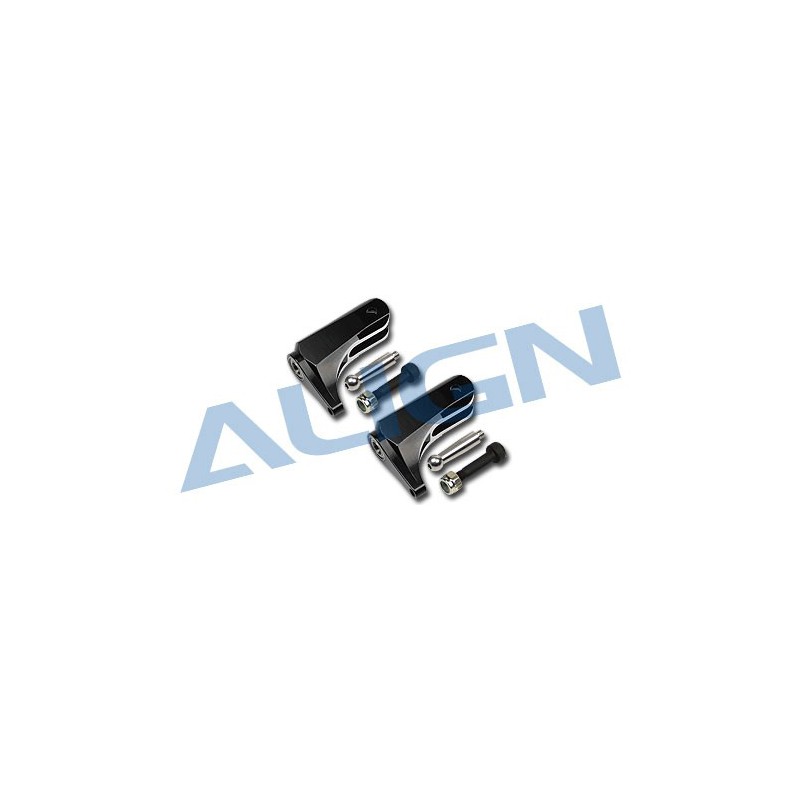 H45118 Pieds pales rotor principal métal noir T-Rex 450 Pro FL