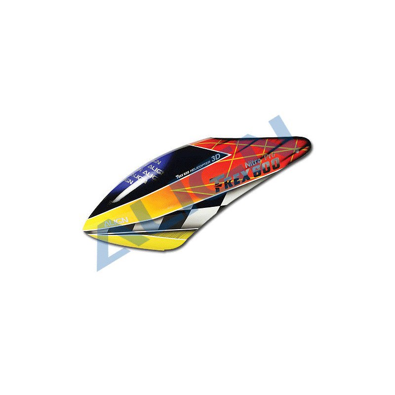 HC6104 Bulle fibre de verre peinte T-Rex 600N