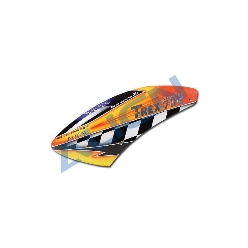 HC7010 Cabine Fibre de verre peinte T-Rex 700N Pro