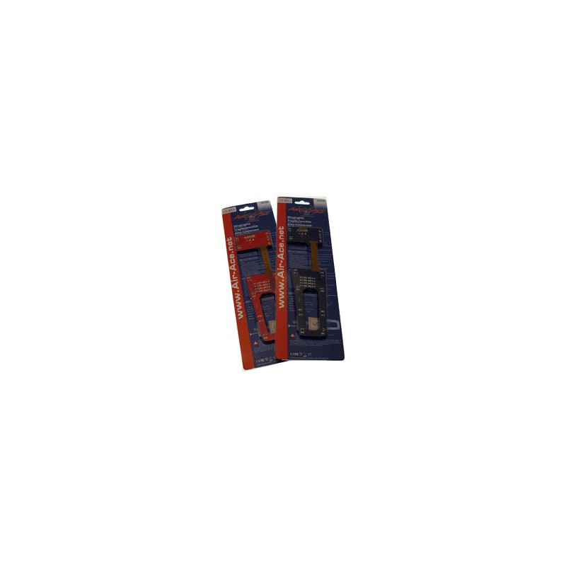 AIRACE III jeu de WINGLIGHTS ailes lumineuses rouge avec 40 micro LED