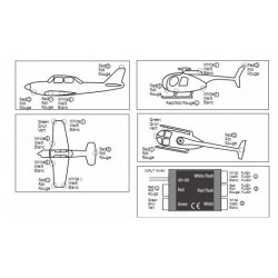 Set éclairage avion/ hélico