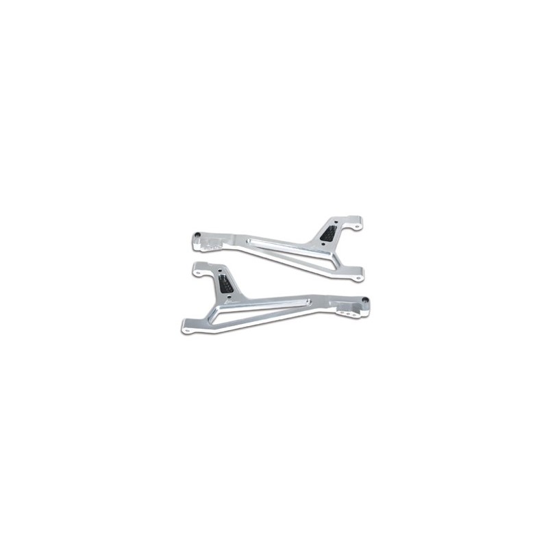 Triangles arrière inférieurs en alu + carbone Revo Traxxas 