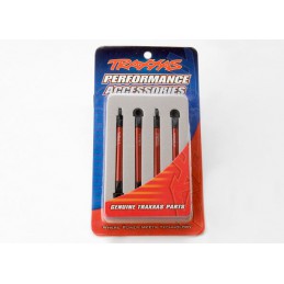 Biellettes Alu anodisées rouge Traxxas E-Revo 1/16 VXL